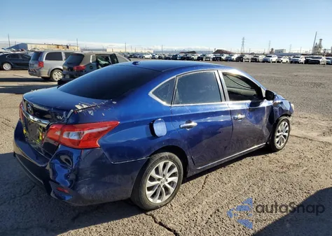 2019 Nissan Sentra S z USA, uszkodzony, nr VIN 3N1AB7AP7KL613244